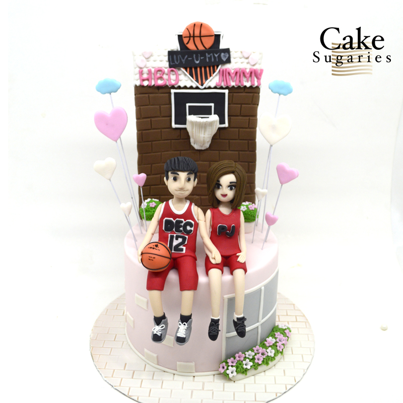 Basketball cake 06