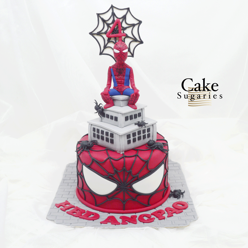 เค้กซุปเปอร์ฮีโร่-Spiderman-04
