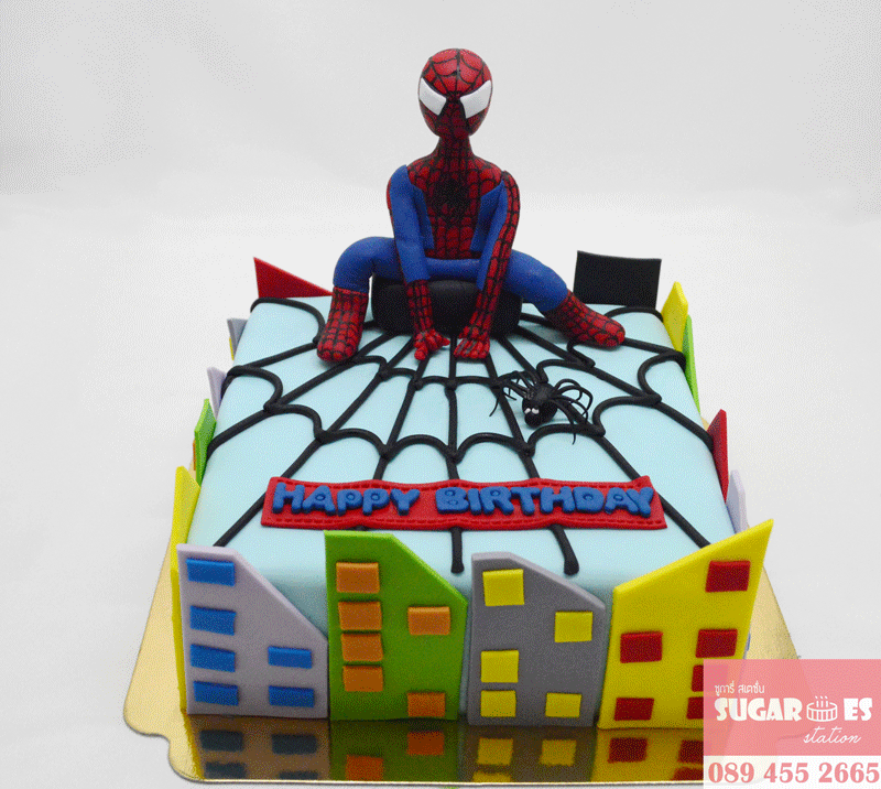 ค้กซุปเปอร์ฮีโร่-Spiderman-06