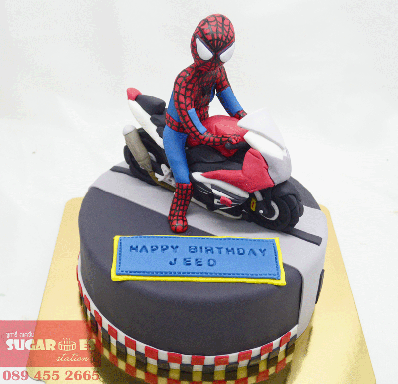 เค้กซุปเปอร์ฮีโร่-Spiderman-08