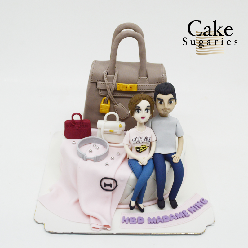 Handbag cake 003