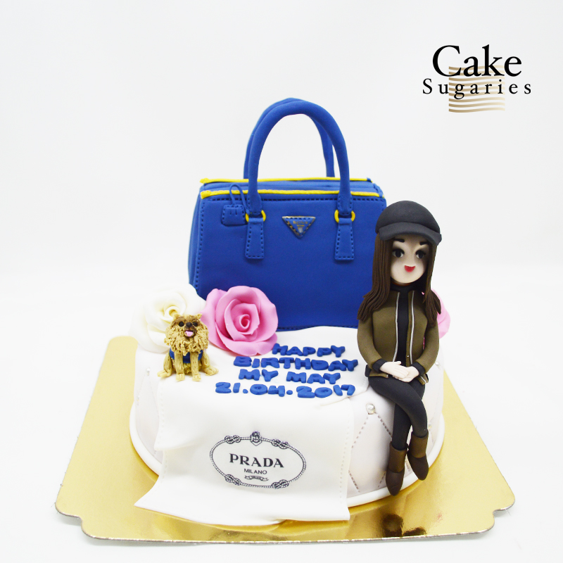 Handbag cake 018