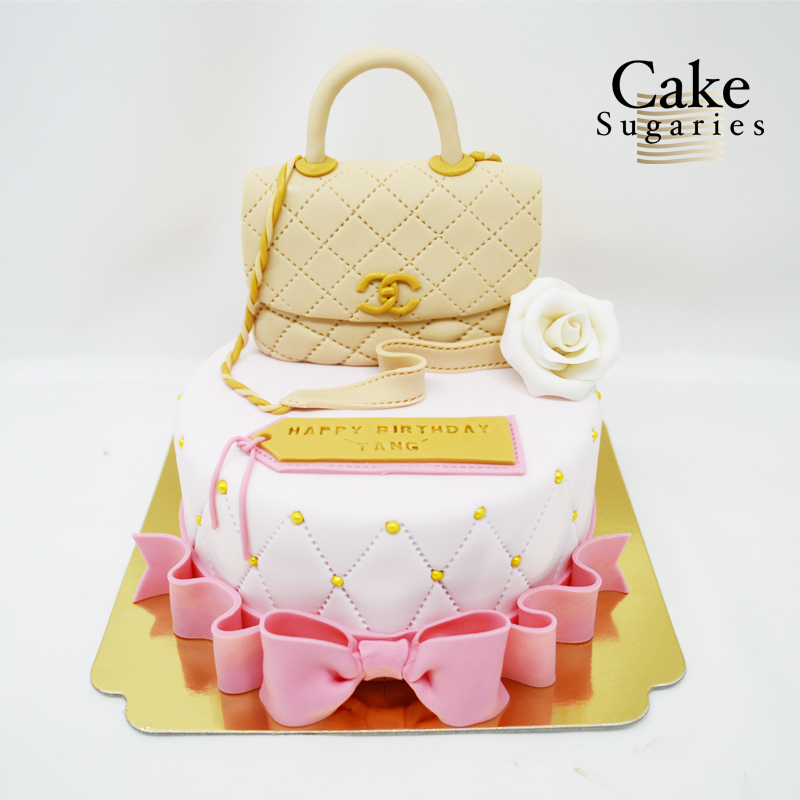 Handbag cake 019